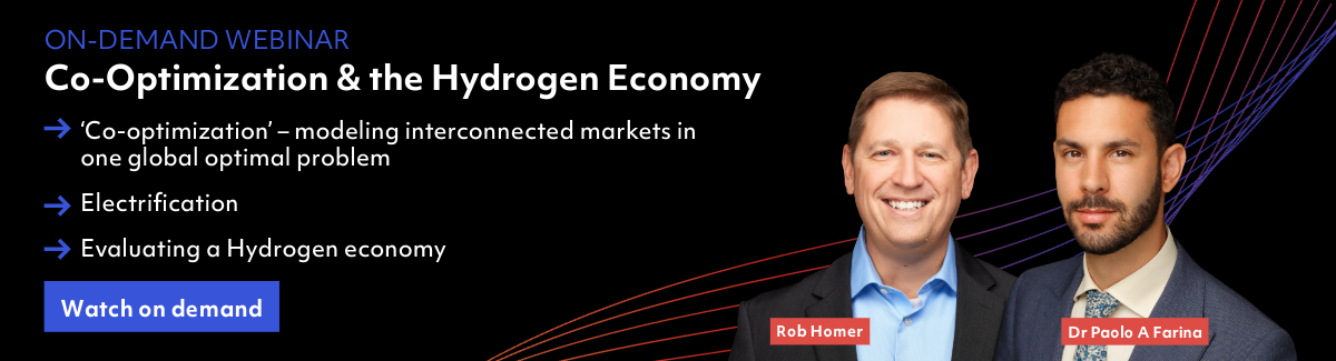 Co-Optimization & the Hydrogen Economy Webinar On Demand