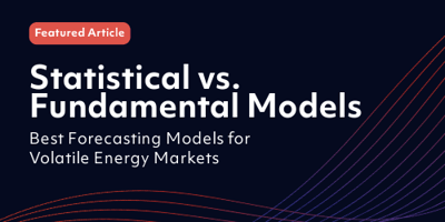 Featured Article - Statistical v Fundamental Models