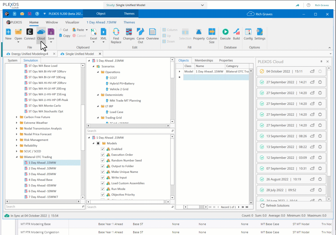 PLEXOS Cloud desktop to cloud video