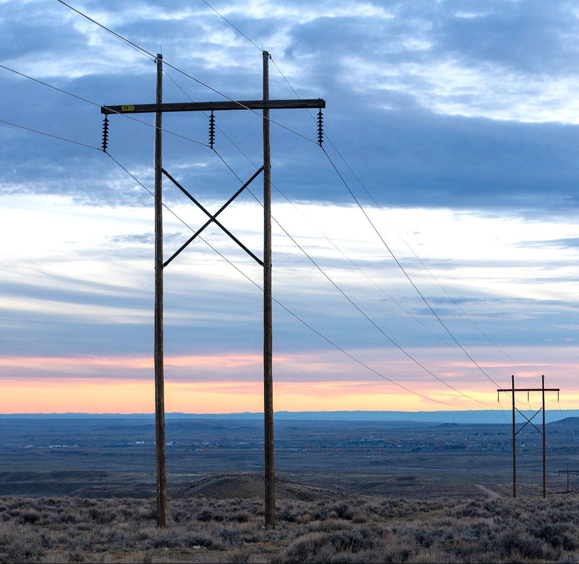 Power lines, utah desert 4
